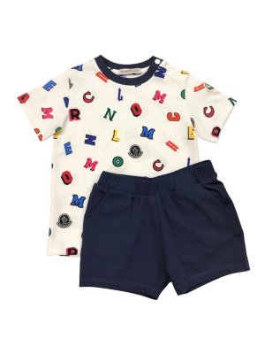 MONCLER: Suéteres con cuello pico - Suéter Cuello Redondo - Azul