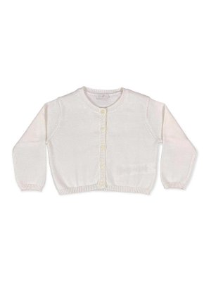 Il Gufo: Strickpullover mit Rundhalsausschnitt - Rundhalspullover - Weiß