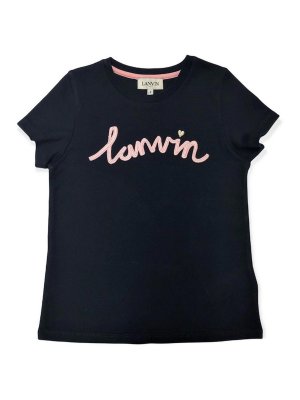 LANVIN: Camisetas - Camiseta - Azul