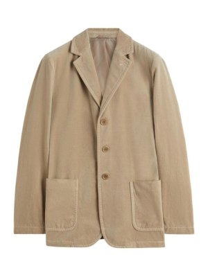 ASPESI: casual jackets - Velvet sandwood jacket -