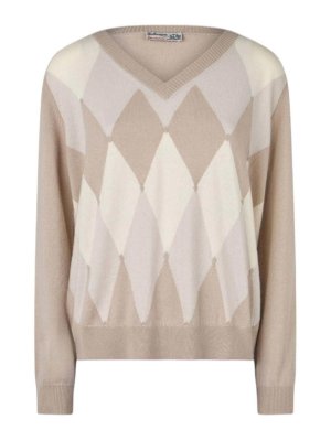 BALLANTYNE: クルーネック - クルーネック - ベージュ