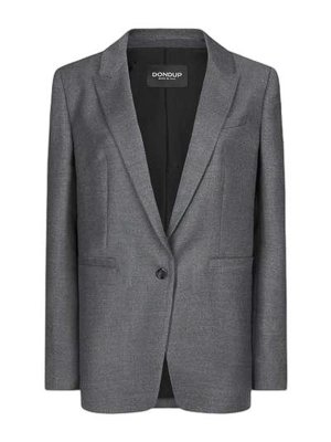 DONDUP: blazers - Single -cup gray blazer
