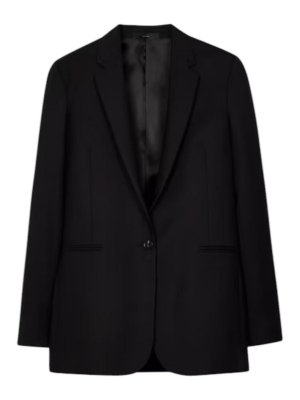 PAUL SMITH: blazers - Blazer black antipower wool to a button