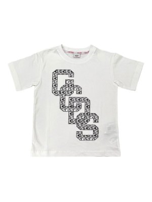 GCDS: Camisetas - Camiseta - Blanco