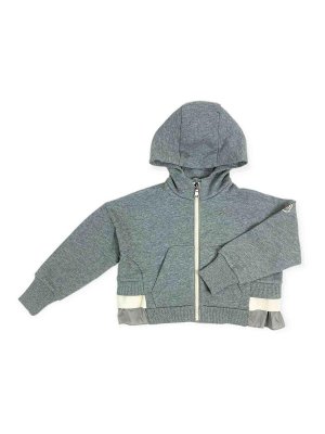 MONCLER JR: Sudaderas y suéteres - Sudadera - Gris