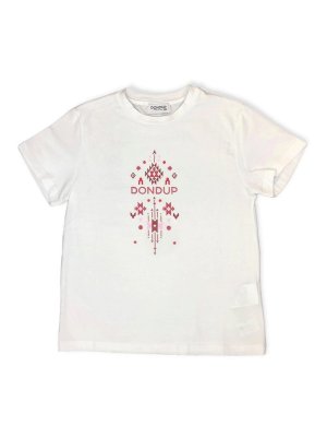 DONDUP: T-shirts - T-Shirt - Weiß