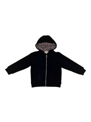 LANVIN: Sweatshirts & Sweaters - Full zip sweatshirt with hood