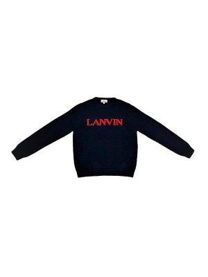 LANVIN: クルーネック - クルーネック - ブルー