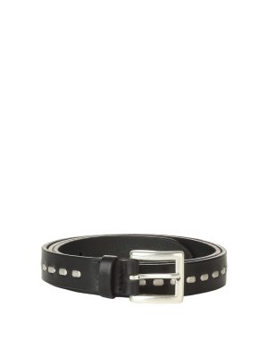 ORCIANI: belts - Men's belt black altotyte 35 cm