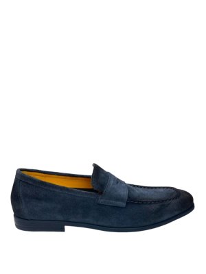 Doucal's: Mocassini e slippers - Mocassino Penny (Gm) Duke Oceano+Fdo Blu