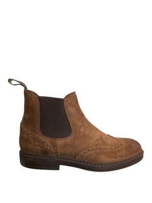 Doucal's: boots - Chelsea Boot Camel Testa