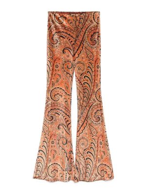 ETRO: Pantalons casual - Pantalons Décontractés - Orange