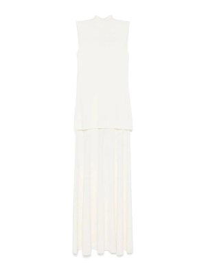 JIL SANDER: knee length dresses - Viscose Dress