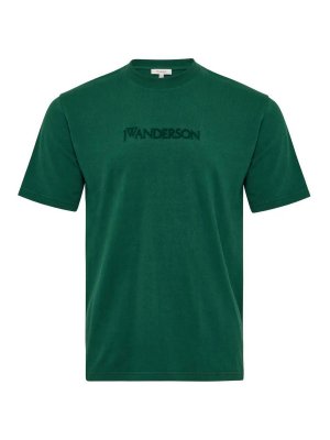 J.W. ANDERSON: t-shirts - Logo Embroidery T-Shirt