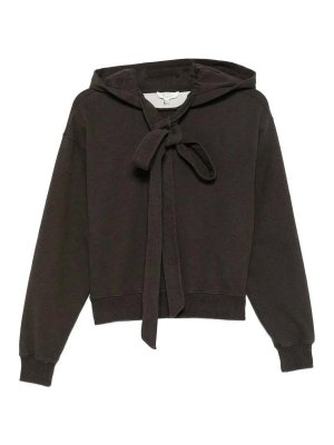 J.W. ANDERSON: Sweatshirts & Sweaters - Tied Bow Hoodie