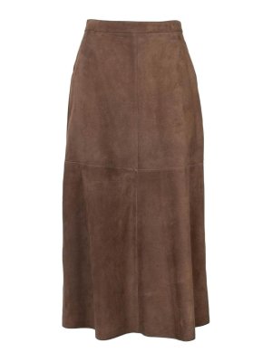 Max Mara: Knee length skirts & Midi - Powder