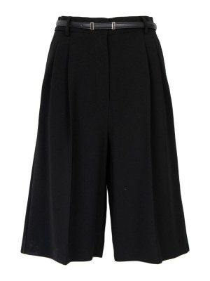 パンツ Max Mara Fernet' Straight Black Virgin Wool Pants Straight-fit light wool trousers, black | 