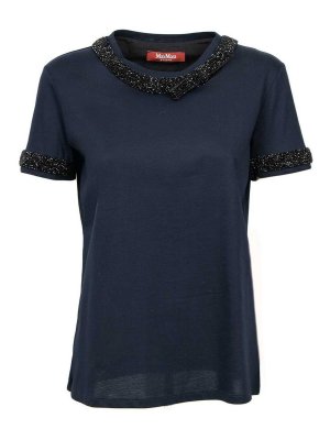 Tシャツ・カットソー DONDUP Woman T-Shirt Blue DS033KF0244DXXX 890 DONDUP: T-shirt woman - Blue | Dondup t-shirt