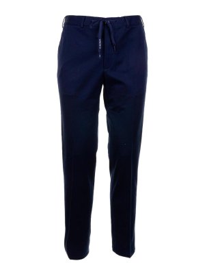CIRCOLO 1901: casual trousers - Navy blue men's trousers