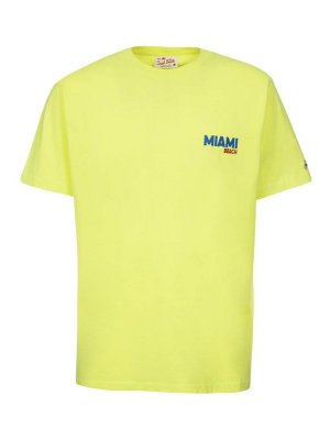 MC2 SAINT BARTH: t-shirt - T-Shirt Uomo Lime Miami Beach
