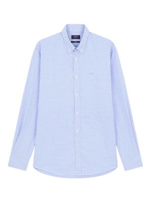 PAUL & SHARK: shirts - Paul & Shark cotton paint shirt with logo