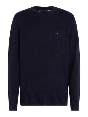 TOMMY HILFIGER: Col bateau - Pull Col Bateau - Bleu