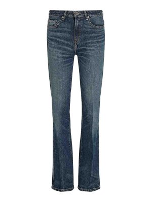 Dondup Loose Blue Denim Jeans - Blue - Women