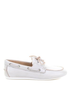 BIBI LOU: Mocassins & Chaussures bateau - Mocassins - Blanc