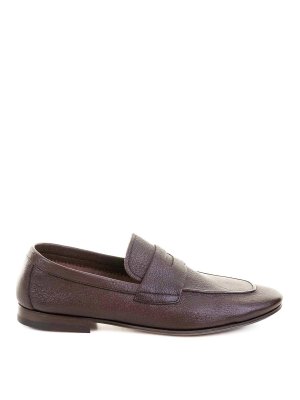 HENDERSON: Loafers & Slippers - Moro head leather moccasin