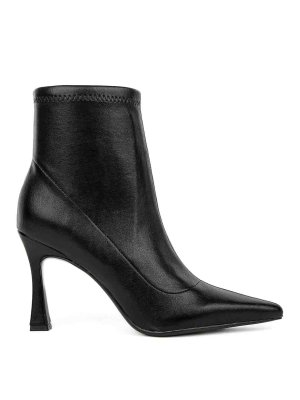 BRUNO PREMI: ankle boots - Black Blash in Stretch Leather