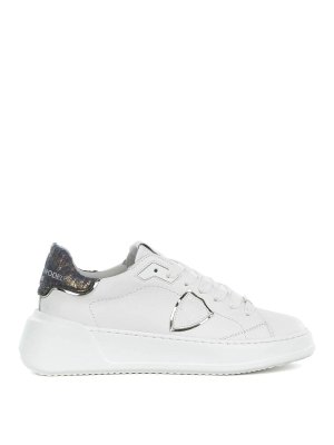 PHILIPPE MODEL: sneakers - Sneaker Tres Temple Low Bianca Donna
