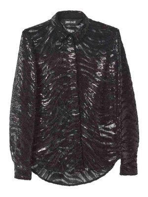 JUST CAVALLI: Camisas - Camisa - Negro