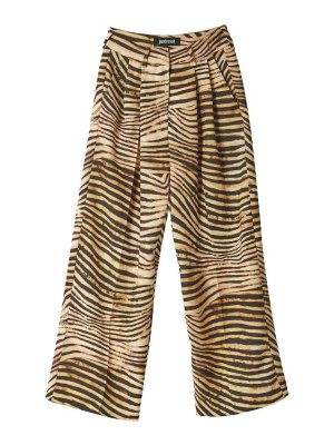 JUST CAVALLI: Tailored & Formal trousers - Pantalone Completo Cady Animalier