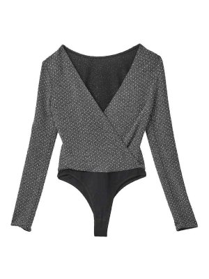 KARL LAGERFELD: Tops & Tank tops - Jersey Rinesthone Body