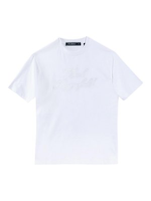 KARL LAGERFELD: t-shirts - T-shirt signature relief
