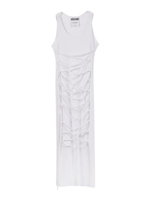 MOSCHINO: Vestidos de noche - Vestido De Noche - Blanco
