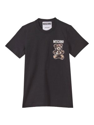 MOSCHINO: Camisetas - Camiseta - Negro