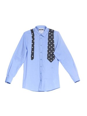 MOSCHINO: Camisas - Camisa - Azul Claro