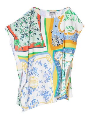 MOSCHINO JEANS: Tops & Tank tops - Top Stampa Foulard