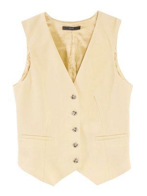 PAUL SMITH: Gilets - Gilet - Crème