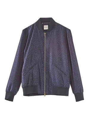 PAUL SMITH: bombers - Bomber Jaquard Leopardo