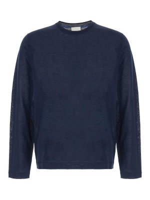 PAUL SMITH: maglia collo a barchetta - Girocollo Maglia Superfine