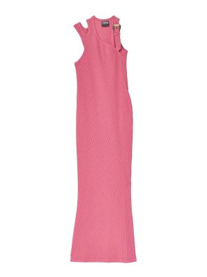 VERSACE JEANS: evening dresses - Long ribbish dress