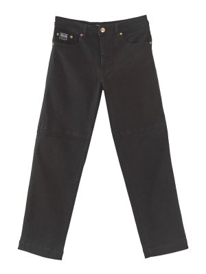 VERSACE JEANS: カジュアルトラウザー - カジュアルパンツ - 黒