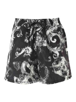 VERSACE JEANS: Trousers Shorts - Watercolor Short