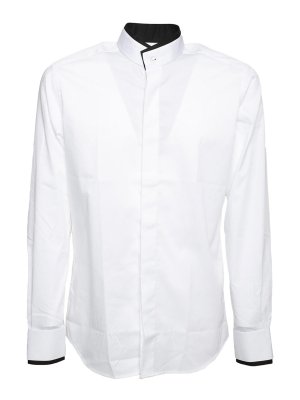 KARL LAGERFELD: shirts - Double collar shirt