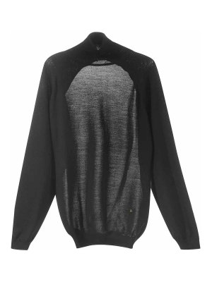 MOSCHINO: Col roulé & Col polo - Pull Col Roulé - Noir