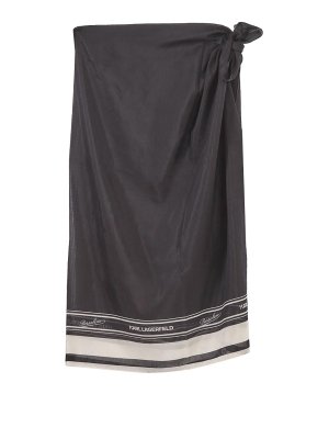 KARL LAGERFELD: Ropa de playa   - Chal - Negro