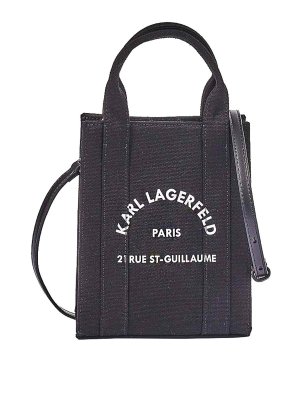 KARL LAGERFELD A2W50003106 関税送料込 Karl Lagerfeld Kl X Jp Stripe Reversible Canvas Shopper