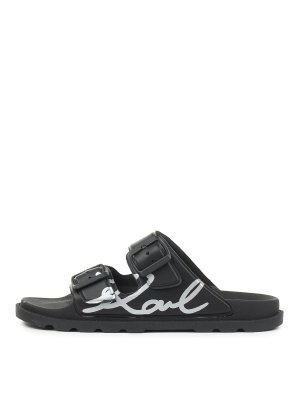 KARL LAGERFELD: Sandalen - Sandalen - Schwarz